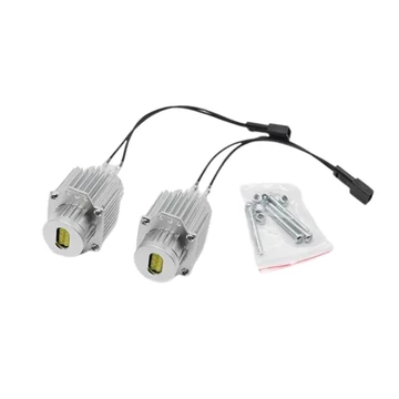 Kkrauto.hu - BMW E90 E91 Angeleye LED izzo Jegfeher - Hideg feher Canbus Cree Angel Eye Eyes Angeleye LED izzo 63117161444 