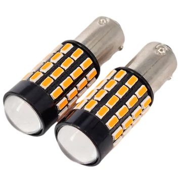 H21W BAY9S LED index - irányjelző izzó égő borostyán sárga - narancssárga