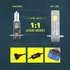 Kép 2/6 - kkrauto.hu - H1 LED izzo CANBUS hideg feher 7035 CSP H7 LED autoba - A51