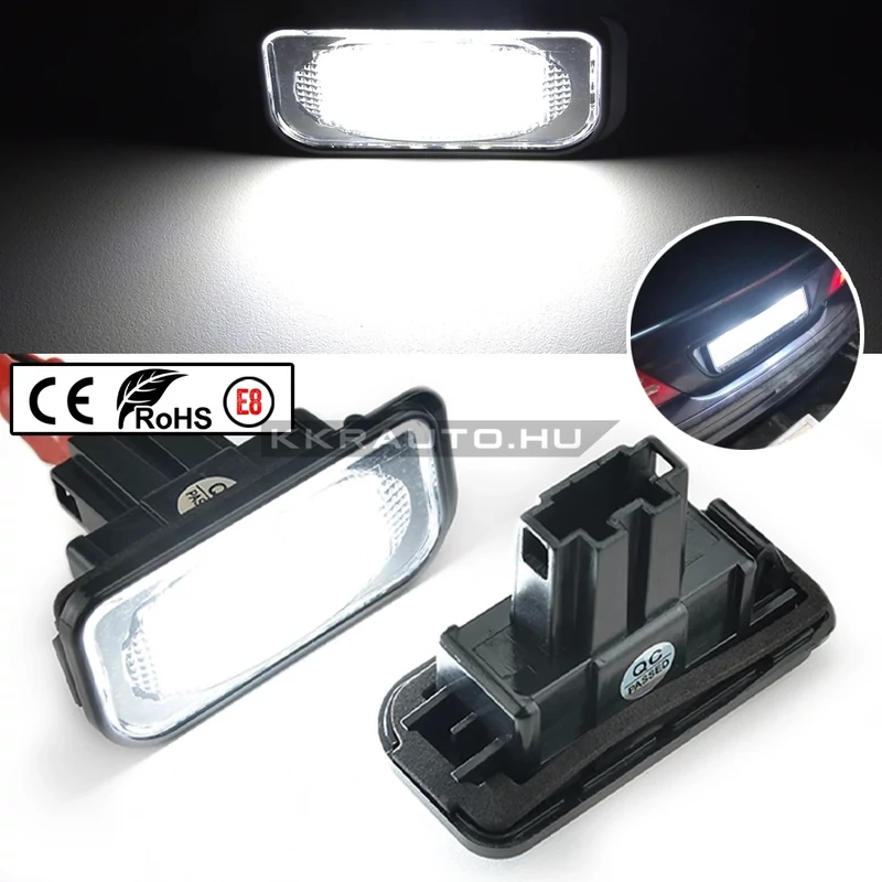 kkrauto.hu Mercedes W203 C osztály Sedan W209 LED rendszam, rendszamtabla vilagitas - LEDes - A2038200556 A203820006